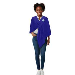 Jack and Jill Child Size Blue <b>Shawl</b> Soft Lightweight Elegant <b>Wrap</b> Fashion Scarf for Girls Casual Party Wear Accessory - Product Image 2