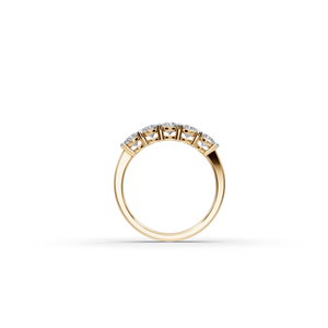 1.00 Ct Five-Stone Lab-Grown Diamond <b>Ring</b> Elegant and Stylish Jewelry <b>for</b> <b>Men</b> and Women - Product Image 4