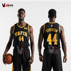 Uniforme de Baloncesto Sublimado a Precio de Fábrica, 100% Poliéster, Secado Rápido, Absorbe la Humedad, Conjunto de Uniforme de Baloncesto vafir - Product Image 3