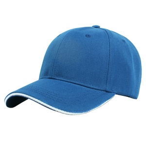 Gorra de béisbol con borde de sándwich curvo liso en blanco con estampado de logotipo personalizado y bordado al por mayor para hombres y mujeres 2026 - Product Image 3