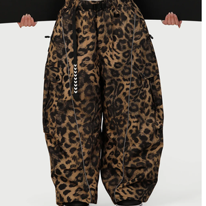 Custom Logo Cargo Baggy Snow Ski Pants Oversized <b>Waterproof</b> Windproof Plus Size Loose Fit High Quality Snowboard Wear For Men - Product Image 4