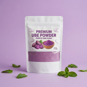 Polvo de Raíz de Ube Natural Liofilizado, Harina de Ñame Morado, Sabor Dulce, a Granel 1kg, Ingrediente para Panadería - Product Image 1