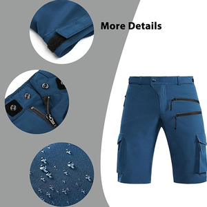 Pantalones Cortos de Ciclismo para Hombre de Alta Calidad con Logotipo Personalizado, Pantalones Cortos Deportivos de Montaña MTB, Sublimados, Casuales - Product Image 3