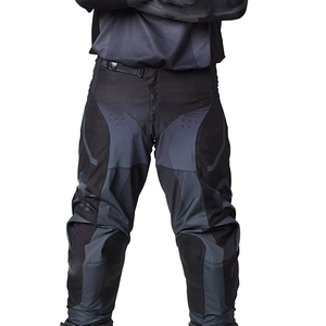 Pantalon de moto pour homme, noir et vert sarcelle, respirant, toutes saisons, pour la course - Product Image 4