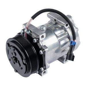 Nuovo Compressore AC 12V per Kenworth T680 Peterbilt 365 367 382 384 386 388 389 579 587 Model Volt - Product Image 1