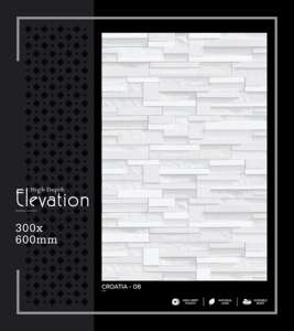 Azulejo de Porcelana Arquitectónico de Alta Profundidad 300x600mm 30x60cm 12x24, Panel Decorativo de Cerámica Mate con Textura Perforada para Interiores - Product Image 2