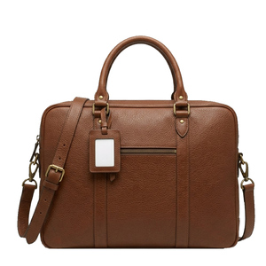Sac à main en cuir vintage pour ordinateur portable, sac messager de grande capacité, sac de transport pour le bureau, pour les professionnels - Product Image 1