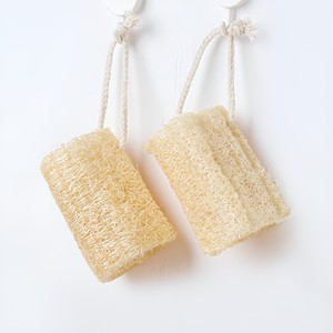 Exfoliante corporal Exfoliante para la piel exfoliante de lufa exfoliante de baño sostenible cero residuos depuradores de ducha de lufa natural - Product Image 6
