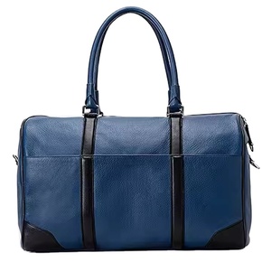 Sac de voyage de luxe OEM en cuir véritable et polyester, grande capacité, pour week-end et sport, avec coutures personnalisées - Product Image 6