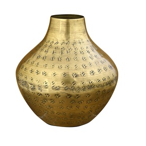 Florero de aluminio fundido de diseño antiguo de estilo moderno, decoración del hogar para bodas, fiestas, Navidad para restaurantes, hoteles - Product Image 6