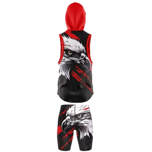 Uniforme de football américain 7v7 personnalisé pour adultes, sans manches, respirant, anti-humidité, séchage rapide, 100% polyester - Product Image 3