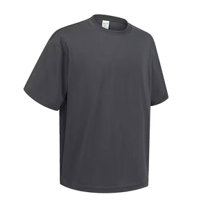 เสื้อยืดคุณภาพสูง 250 GSM หนัก ทนทาน ขายส่ง เสื้อเปล่า พิมพ์โลโก้ได้ตามสั่ง แห้งเร็ว ระบายอากาศดี เสื้อยืดผู้ชายสไตล์เรโทร - Product Image 4