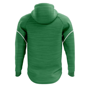 Sudadera con Capucha de Felpa Mezclada de Ajuste Cómodo con Capucha Forrada y Logotipo GAA Personalizado, Sudadera con Cremallera Estilo Gaélico - Product Image 3