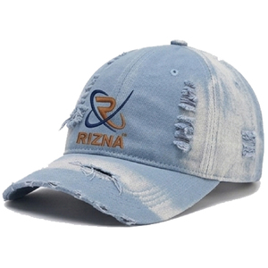 Casquette de baseball personnalisée en sergé, 6 panneaux, couleur unie, haute qualité, avec logos brodés, vente en gros - Product Image 2