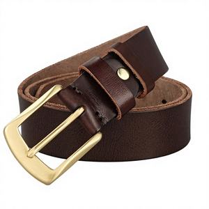 Cow Hide Leather Square Pin Steel Vintage Style Heat-Transfer Printed Men's High Strength Waterproof Eco-Friendly 3D <b>Snake</b> Belt - Product Image 4
