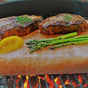 Top Seller Refined Himalayan Salt Cooking Slab Premium a Grade Stainless Steel Holder Low MOQ Wholesale Bulk <b>Kitchen</b> Use - Product Image 1