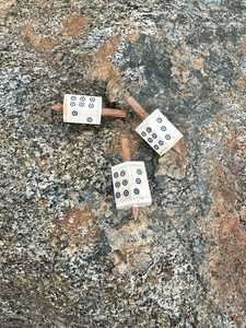 Handmade Eco-Friendly Bone <b>Dice</b> Set Modern Gaming Accessories - Product Image 3