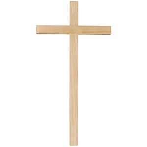 Cruz de Pared de Madera Minimalista Moderna, Decoración Religiosa Cristiana Hecha a Mano para Iglesia, Hogar o Sala de Oración - Product Image 1
