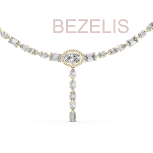 Collar de Diamantes Cultivados en Laboratorio con Formas Variadas, Multicorte, Color DEF, Claridad VVS, Certificado, Sostenible, Regalo Ideal - Product Image 2