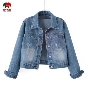 Ryan Pro Gear <b>Customized</b> <b>Denim</b> <b>Jacket</b> For Women Breathable and Comfortable Fabric with <b>Customized</b> Logo OEM Design - Product Image 3