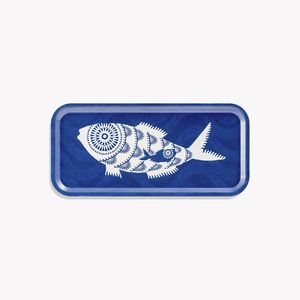 Novedad: Bandeja de Servir de Metal Esmaltado, Estilo Vintage, Decorativa para el Hogar y la Cocina, para Uso en Interiores y Exteriores, con Patrón Personalizado - Product Image 1