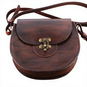 Sac à bandoulière décontracté pour femme en cuir antique, grande capacité, imperméable, léger, personnalisé, pour le shopping, les fêtes, les pique-niques - Product Image 1