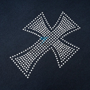 Sudadera con Pedrería al por Mayor para Hombre, Proveedor Personalizado, Sudadera con Cristales de Imitación de Primera Calidad - Product Image 4
