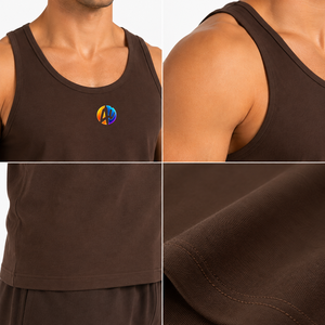 Smooth fabric helps maintain comfort during Man Tank <b>Top</b> with gentle feel for weekend wear and summer <b>walks</b> daily wear - Product Image 5
