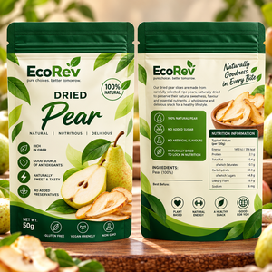 EcoRev Premium Dried Kiwi Fruit Slices 50G Resealable Stand Up <b>Pouch</b> Naturally Sweet No Added Sugar Rich In Fiber - Product Image 2