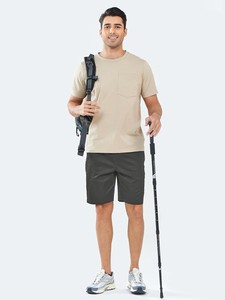 Mens Casual <b>Lightweight</b> <b>Shorts</b> Soft Cotton Fabric Elastic Waist Comfortable Summer Gym Running Lounge Beach <b>Shorts</b> for Men - Product Image 4