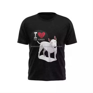 Nueva camiseta personalizada 100% algodón/bambú/fibra para hombre al por mayor, informal lisa con impresión Digital del logotipo de su marca - Product Image 1