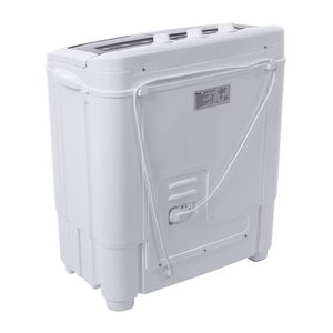 Lavatrice Compatta Semi-Automatica a Doppia Vasca con Pompa di Scarico Integrata, 14.3 Lbs, Grigia, Modello XPB35 188S, 7.7/6.6 Lbs, per Uso Alberghiero, Spina USA - Product Image 6