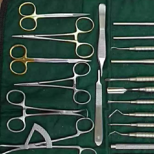 Kit Quirúrgico Premium Básico de Acero Inoxidable para Odontología: Elevadores, Pinzas, Portaagujas y Bisturíes para Cuidado Oral y Ortodoncia, con Certificación CE ISO - Product Image 2