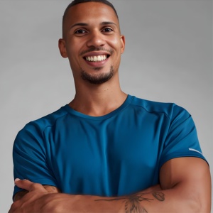 Camiseta Deportiva Blanca Lisa para Hombre, Transpirable, de Secado Rápido, para Gimnasio, Entrenamiento, Fitness, Running, Manga Corta - Product Image 5