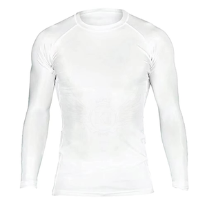 Vêtement de sport pour homme, anti-bactérien, en spandex/polyester, manches longues, séchage rapide, pour la natation et le surf - Product Image 1