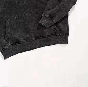 Sudadera Oversize Unisex de Manga Larga con Bolsillos Canguro, Estilo Holgado, Efecto Desgastado por el Sol y Lavado Ácido, para Invierno y Streetwear - Product Image 3