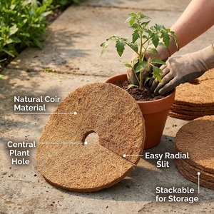 Acolchado de Fibra de Coco Inteligente para Árboles y Jardinería Sostenible, Estilo Moderno, Ahorro de Espacio, Exportador Indio - Product Image 2