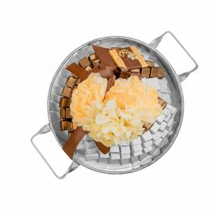 Bandeja de chocolate de latón ecológica con diseño atractivo para decoración del hogar y eventos, bandeja de servir de metal de alta calidad, plato para chocolate - Product Image 4