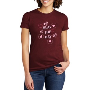 Camiseta estampada de algodón 100% para mujer Camiseta cómoda de manga corta para mujer hecha en Bangladesh Camiseta de verano para mujer - Product Image 2