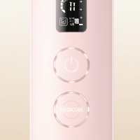 Cepillo facial Medi AGE-R BOOSTER PRO PINK OEM, dispositivo de masaje con cable de carga, resistente al agua y recargable por USB