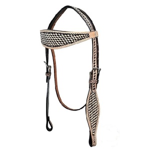 Têtières et bridons durables pour chevaux de style western, fabriqués en cuir de haute qualité - Product Image 1