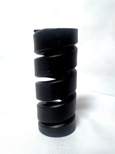 Mollificio Bordignon Black Die <b>Spring</b> Rectangular Cross Section with Exceptional Load Housing Dia: 3/8 Rod Dia: 3/16 - Product Image 4