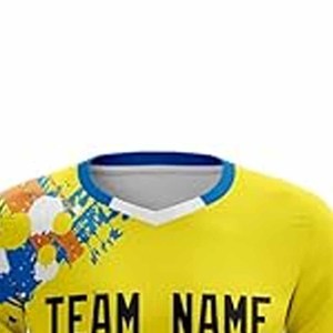 Ensemble de maillots de foot respirants et à séchage rapide pour enfants, ensembles d'uniformes de foot personnalisés, uniformes de foot pour hommes, uniformes de football, téléchargés par Dress Sports - Product Image 2