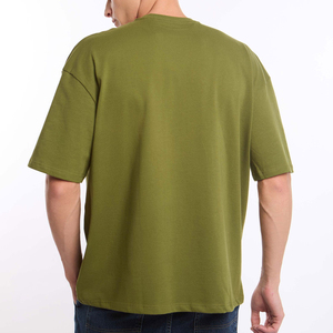 T-shirts pour hommes multicolores à la mode, coupe classique confortable, étiquette privée personnalisée, 100% coton, écologiques, pas chers - Product Image 5