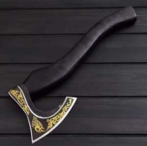 Premium THEWIZ CRAFTS Wholesale Handmade High Carbon Steel Bearded Broad <b>Axe</b> Tomahawk Hatchet Industrial Grade Camping <b>Axe</b> - Product Image 4