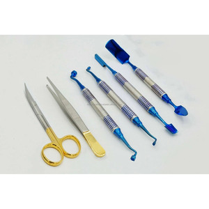 PRF GRF Dental Implant Surgery <b>Kit</b> 6pcs Stainless Steel Instruments Surgical Dental Instruments CE ISO Wholesale Supplier - Product Image 1