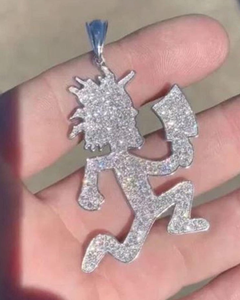 Colgante Iced Out Hatchetman Charms, Colgante Bling de Hip Hop para Raperos, Plata 925, Colgante Personalizado de Moissanita VVS, Joyería de Moda - Product Image 6