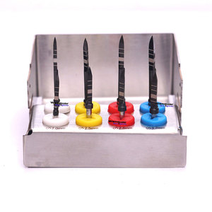 Forets de pilotage pour implants dentaires 2.0/2.5/2.8/3.2mm, revêtement plasma noir, instruments chirurgicaux pour chirurgie osseuse - Product Image 2