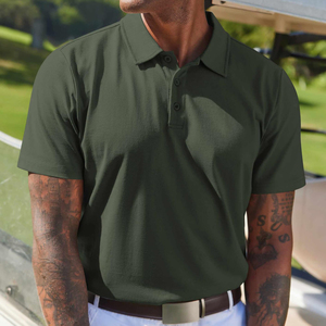 Nueva Llegada: Polos Transpirables y Ecológicos para Hombre, Manga Corta, Varios Colores, Diseño Sólido, Diseños Personalizados - Product Image 4
