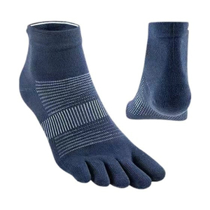 ODM 5 Toe <b>Socks</b> Breathable Mesh Reinforced Heel Anti Skid Band Cotton Anti-Bacterial Sweat-Absorbent Sports Custom Made - Product Image 2